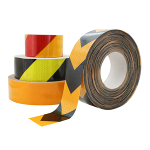 Waterproof Reflective Tape Conspicuity Caution Tape Feet for Car, Truck, Tailer, Black And Yellow
