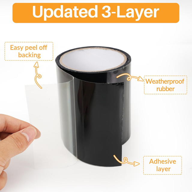 High Adhesive Waterproof Aluminum Foil Butyl Sealing Repair Tape Water Leak Repair Tape