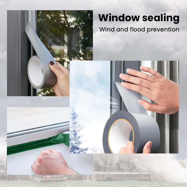 Free sample waterproof windproof duct tape heavy duty Good weather resistance durable cloth duct tape