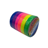Hot sale visible glowing blacklight reactive fluorescent colored adhesive neon cotton cloth tape