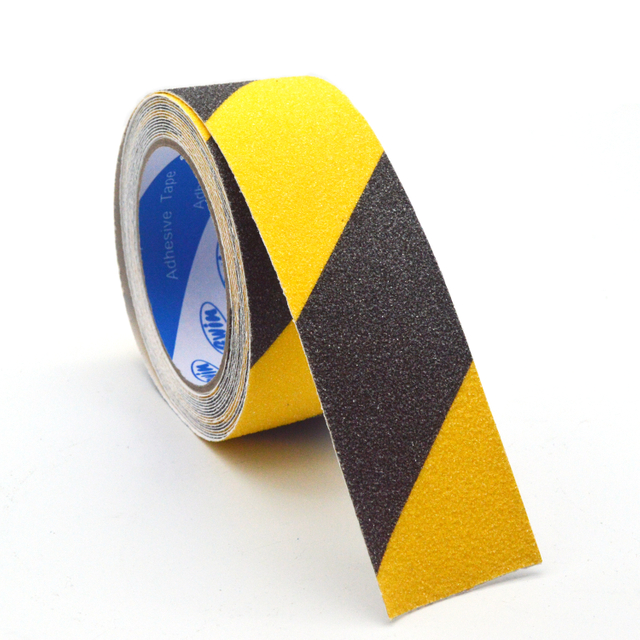 High Traction Friction Heavy Duty Non Skid Tape 80 Grit Waterproof Floor Safety Grip Black Anti Slip Tape For Stair Tread