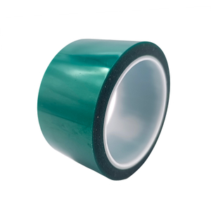 Super Sticky High Temperature Thin Car Accessories, Clear Adhesive Film Green Pet Polyester Tape