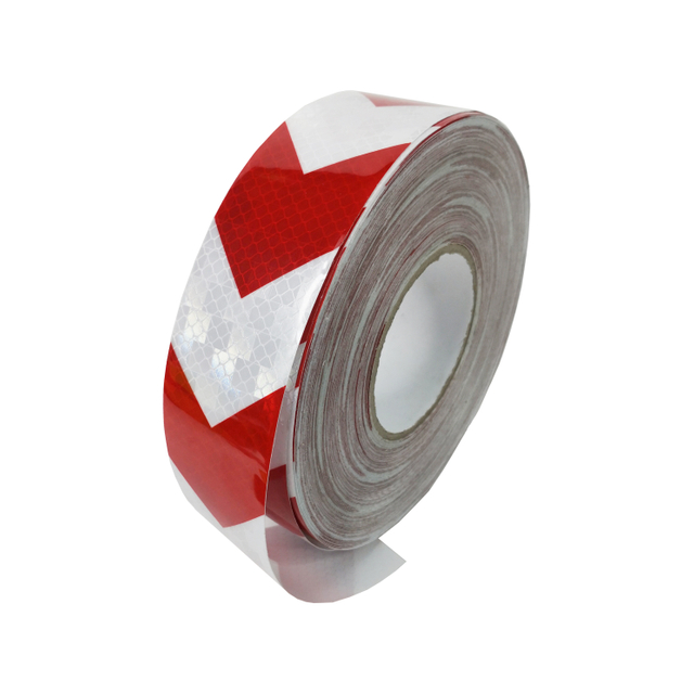  Wholesale Customized High Visibility Strong Reflective Tape for Truck Car Trailer Safety Reflective Poly Tape