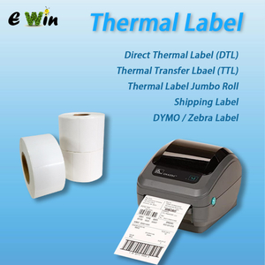 Adhesive Roll Paper Custom Stickers Direct 100x150 Shipping Printer Barcode Thermal Labels