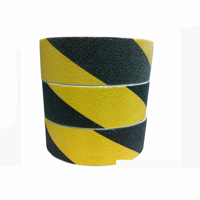 Adhesive Waterproof Safety Yellow Black Stair Non Slip Tape