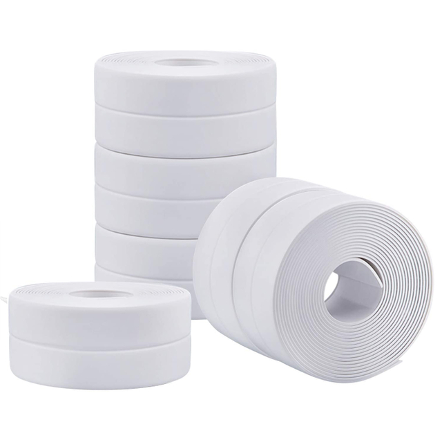 Caulk Strip Tape White Waterproof Self-Adhesive Sealing Tape for Kitchen Bathtub Bathroom Toilet Sink Floor Wall Corner Edge