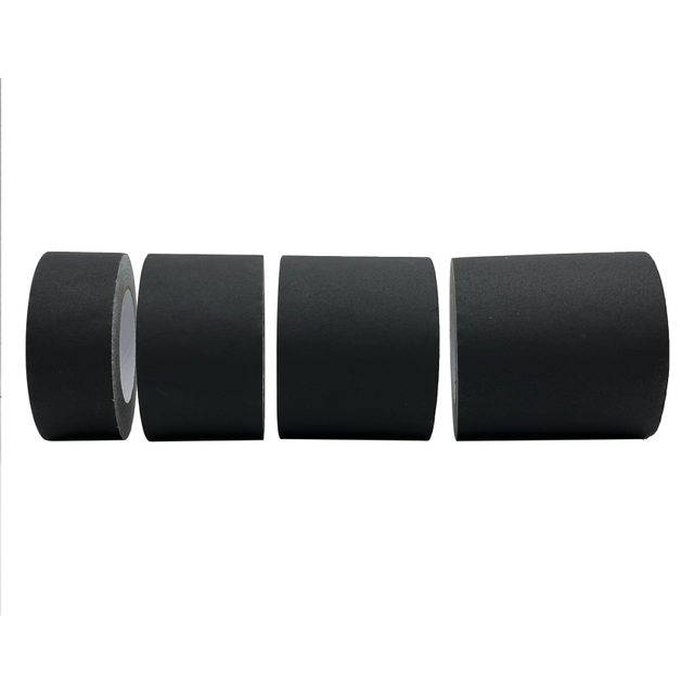 Waterproof No Residue Black Matte Cloth Gaffer Tape For Camera Studio Use
