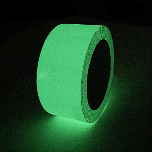 Green High Bright Luminous Tape Sticker Waterproof and Photoluminescent glow in the dark reflective tape