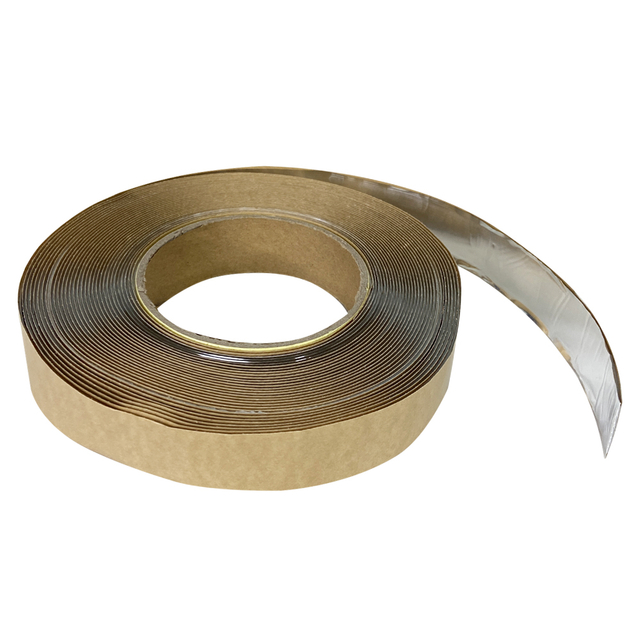 Free Sample Hot Selling High Adhesion Waterproof Rubber Sealing Joist Aluminum Foil Butyl Tape For Roofing Repairing