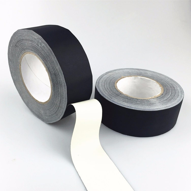 Entertainment Industry Black Pro Gaff Matte Cloth Gaffer Tape