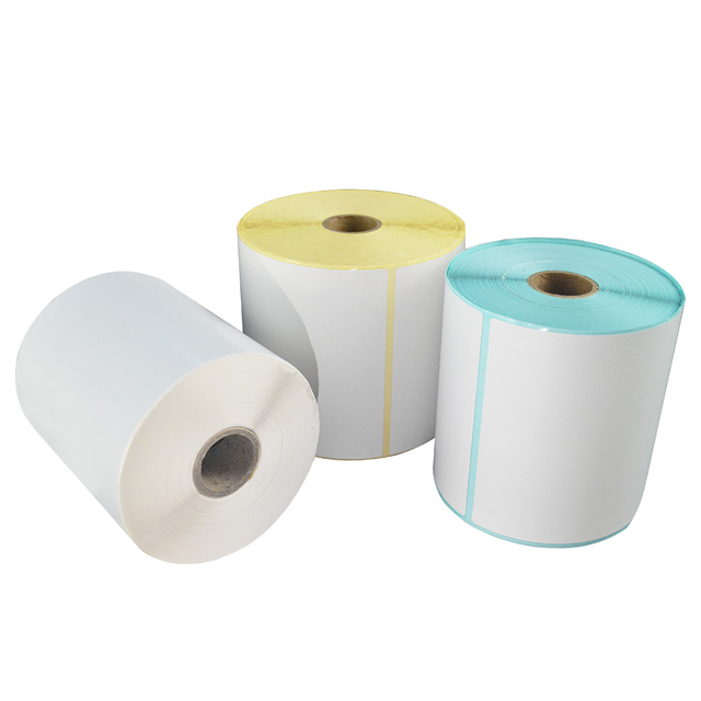 Fanfold 4x6 Direct Thermal Labels Shipping Label/ Barcode Labels For All Kinds of Thermal Printers