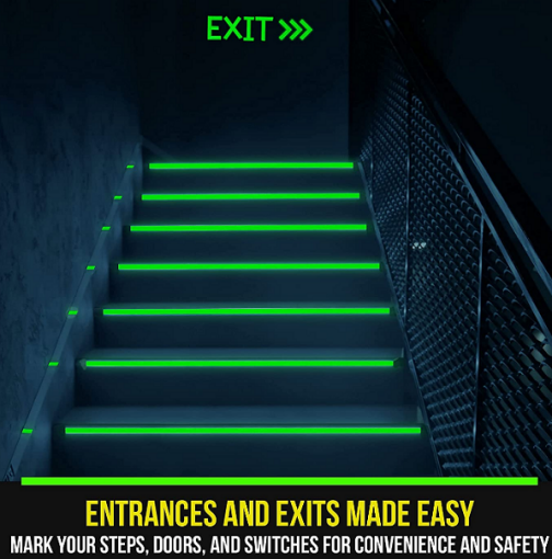 Glow in The Dark Tape Dots