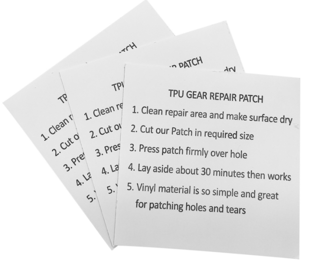 Tent Repair Tape,5 Pcs Tent Tenacious Tape TPU Transparent Waterproof Patch for Camping Tent