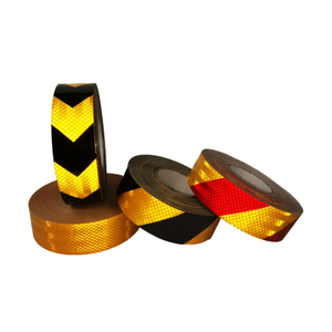 Yellow Reflective Hazard Caution Conspicuity Tape For School Bus , Truck, Trailer, Boat, Motorcycle Bike And Helmet