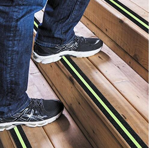 High quality self adhesive safety glow in the dark tape glow strip anti slip sticker