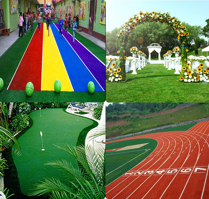 seamless artificial turf for backyard and sports field