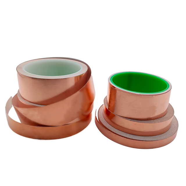 High Temperature Resistant Conductive Stained Glass Emi Shielding Self-adhesive Copper Foil Tape