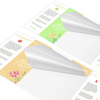 Waterproof Printing Label Paper Premium Clear White Custom PP PE PET printed Film Tape Label Rolls