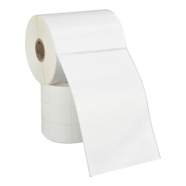 Customized High Quality Roll Printing Direct Self-adhesive Sticker Blank Thermal Label