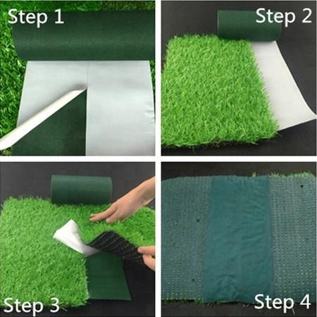 Aritificial Dark Green grass Joining Fixing Turf Tape Fake Grass Carpet