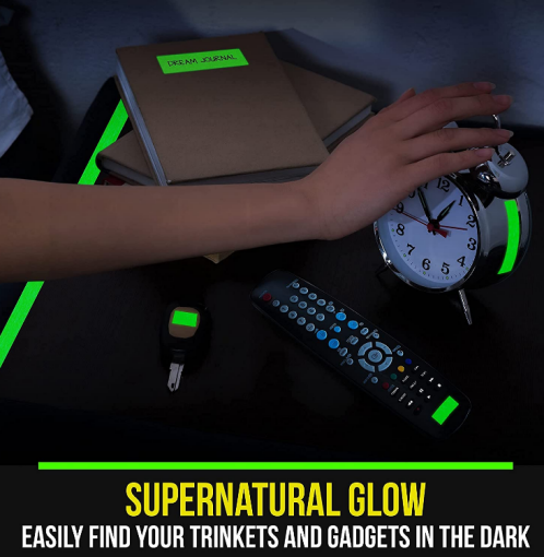 Glow in the dark self-adhesive tape