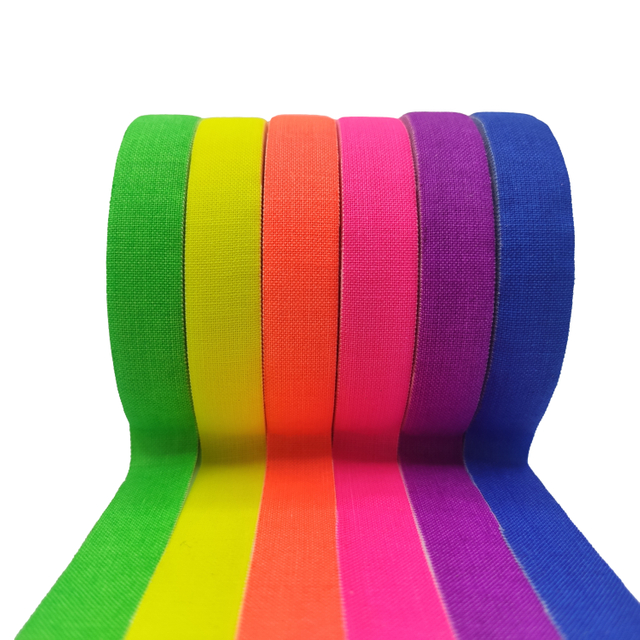 Fluorescent Film Stage Props Performance UV Cotton Tape High-gloss Luminous Neon Tape