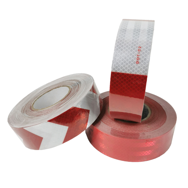 Customized Yellow Road Traffic Marking Tape, Floor Caution Safety Tape, High Intensity Truck Warning Logo Reflective Tape