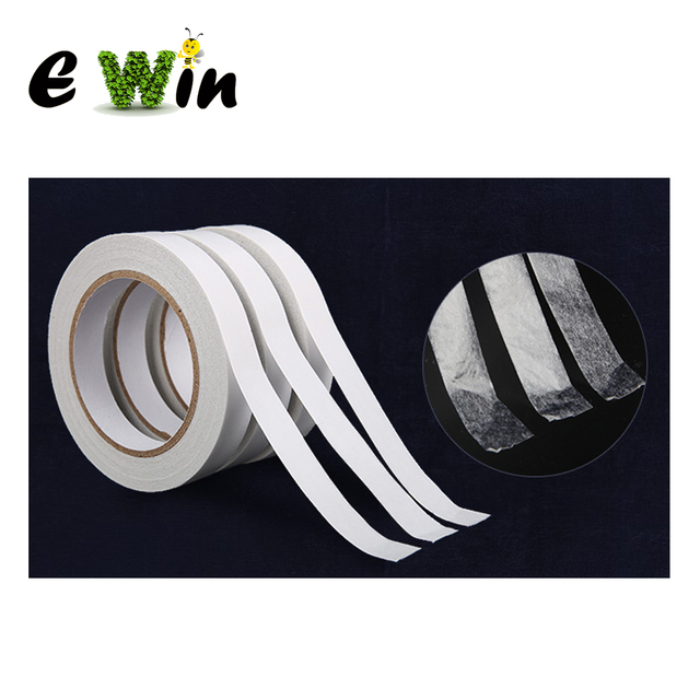 Black Double Sided Solvent 80 Microns Jumbo Roll Tissue Tape