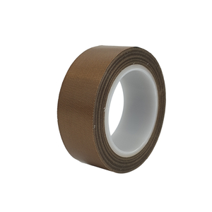 Heat Resistant Impregnated Coated Fabric Fiberglass Cloth Ptfe Tefloning Tape For Cable