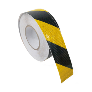 Heat Resistant Red/ White Yellow Reflective Road Marking Tape, Warning Caution Tape, High Intensity Prismatic Reflective Tape