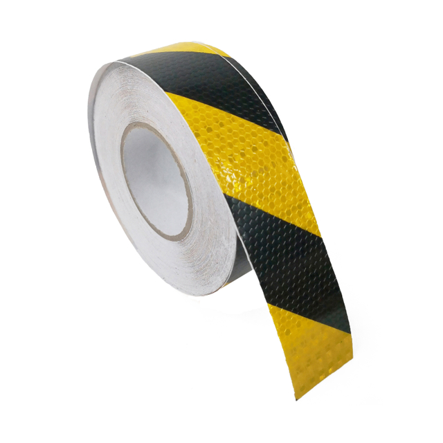 Heat Resistant Red/ White Yellow Reflective Road Marking Tape, Warning Caution Tape, High Intensity Prismatic Reflective Tape