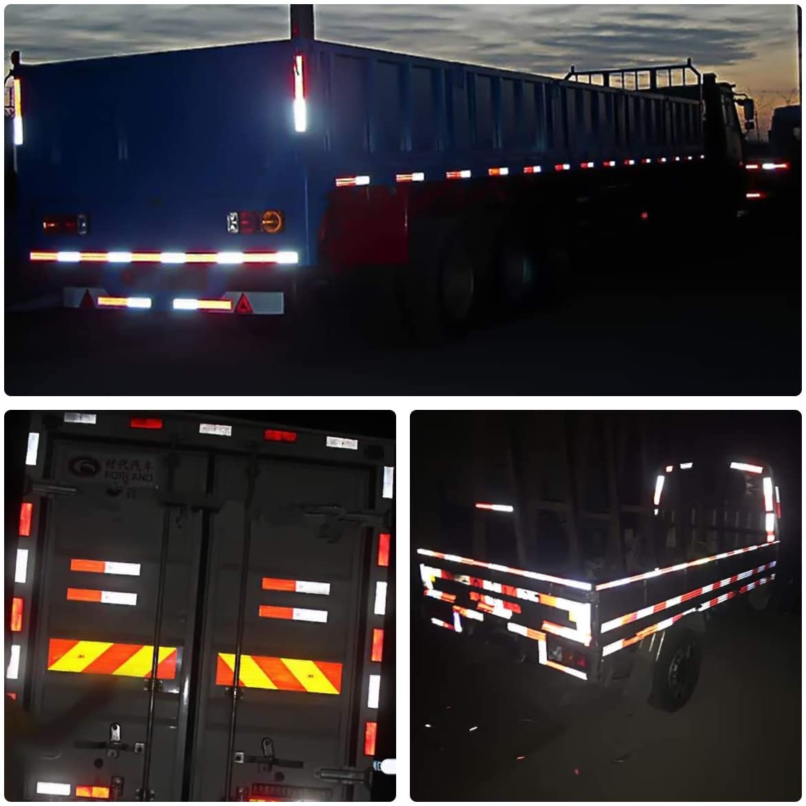 yellow reflective tape