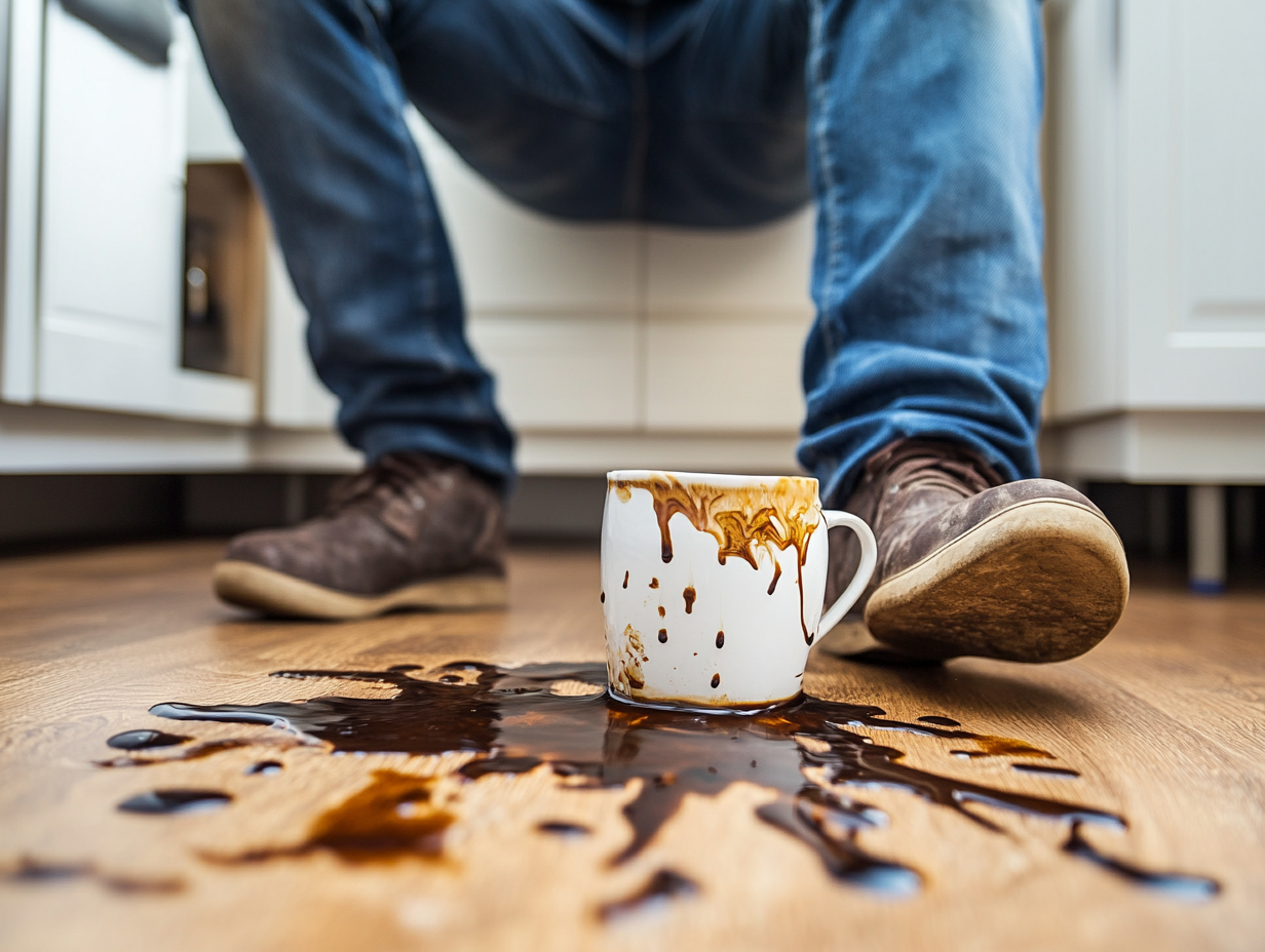 slipped on the floor