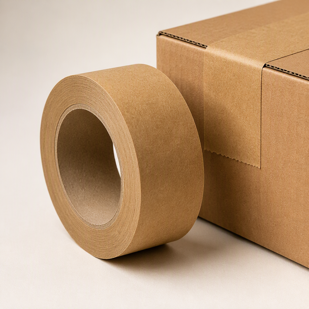 Biodegradable Self-Adhesive Kraft Paper Box Sealing Tape