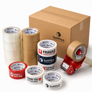 Custom Printed & Standard BOPP Carton Sealing Tape Finished Rolls
